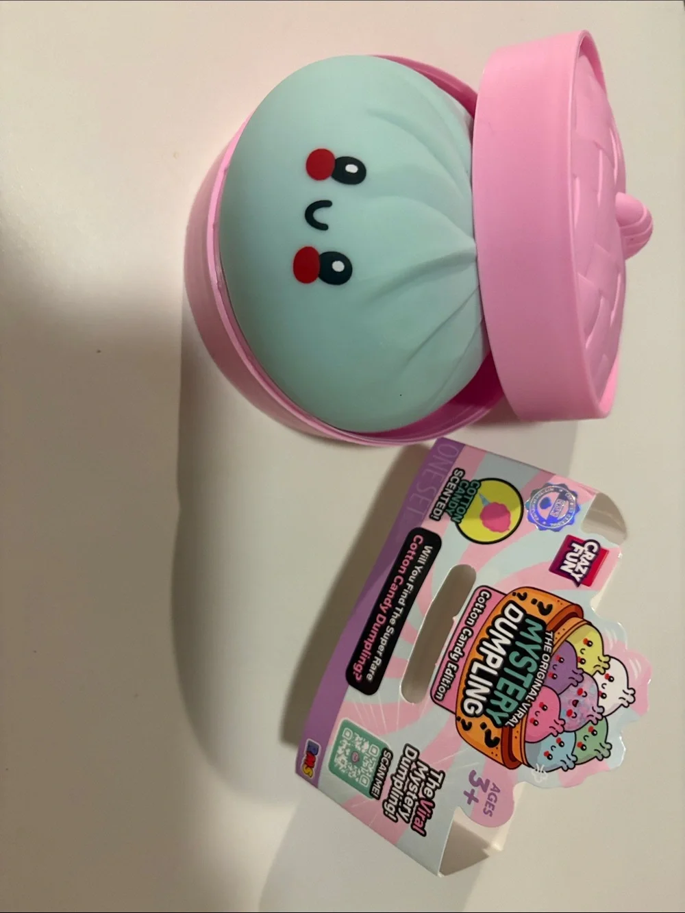 RMS Crazy Fun Mystery Dumpling Cotton Candy Edition Blue Squishy 🥟🩵